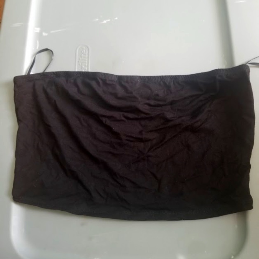 Black SHEIN Tube Top